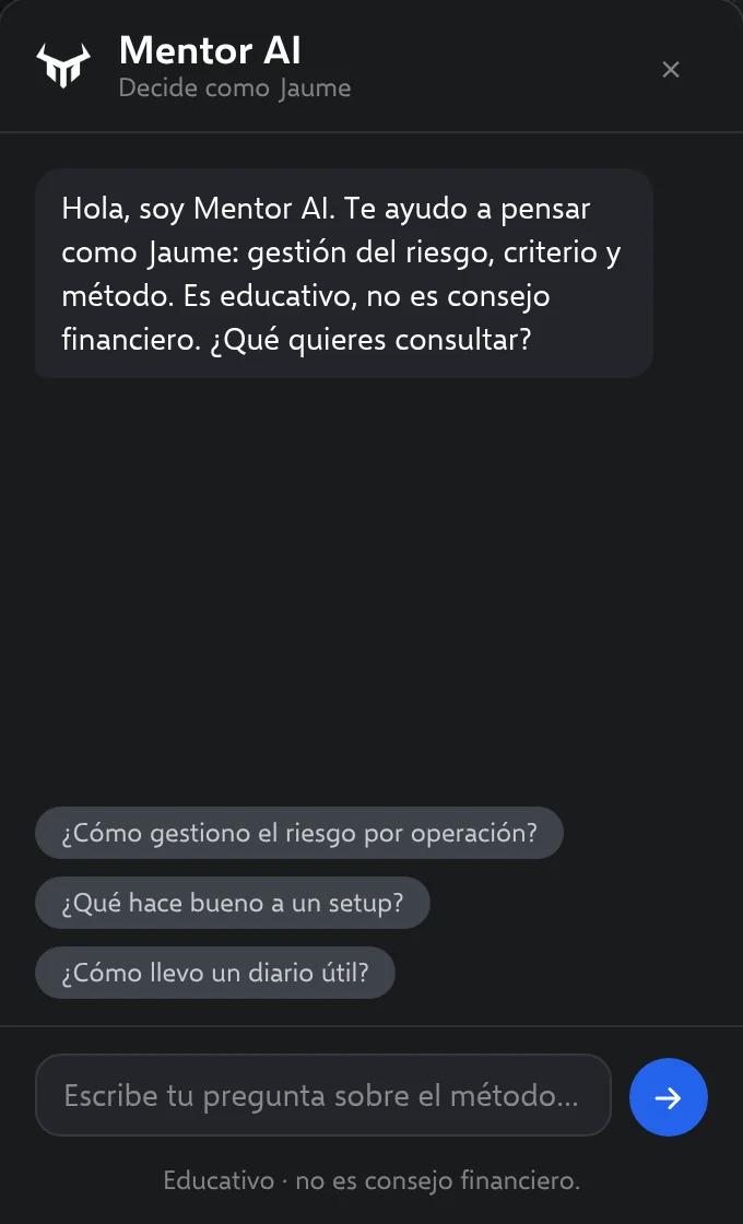 Mentor AI (datos de demostración)